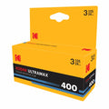 Kodak UltraMax 400 Color Negative Film (35mm Roll Film, 24 Exposures, 3-Pack)